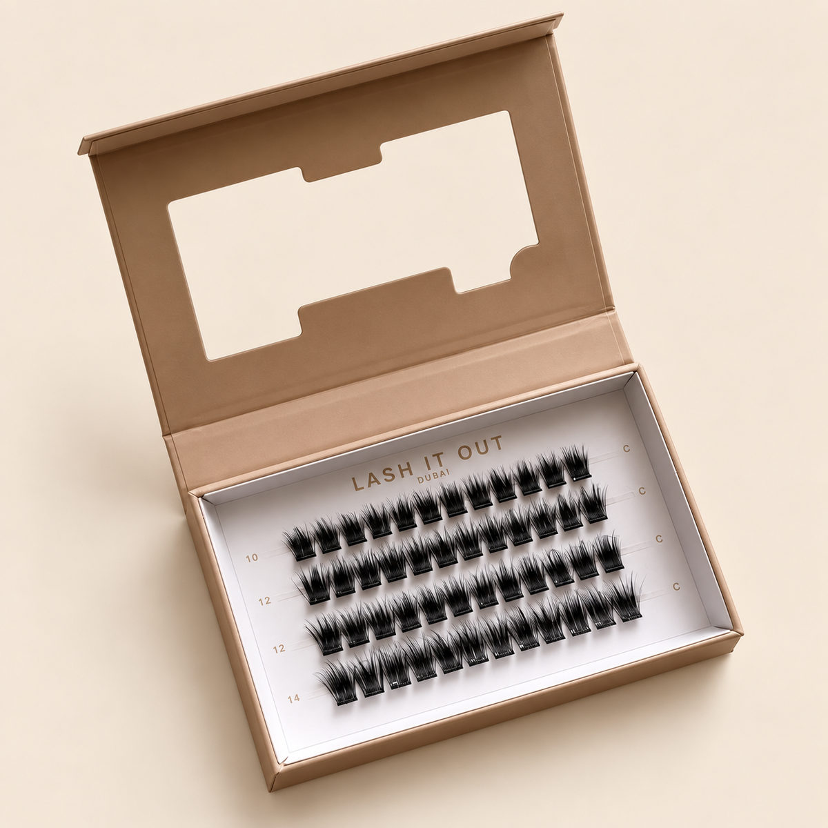 FLUFF & STUFF Press On Pre-Glued Underlash Extensions